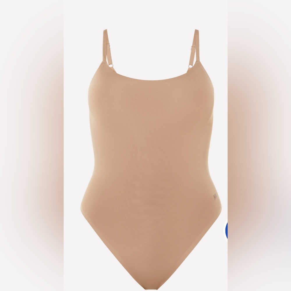 Yitty Smoothed Reality Square Neck Bodysuit Tan‎ One-Piece New with tags Medium